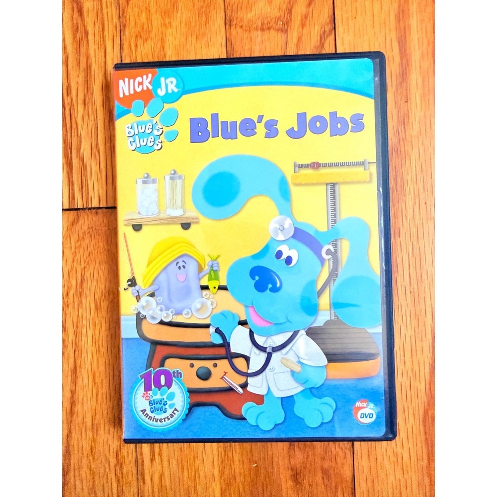 Nick Jr Blues Clues Blues Jobs DVD 10th Anniversary Kids Educational 2006